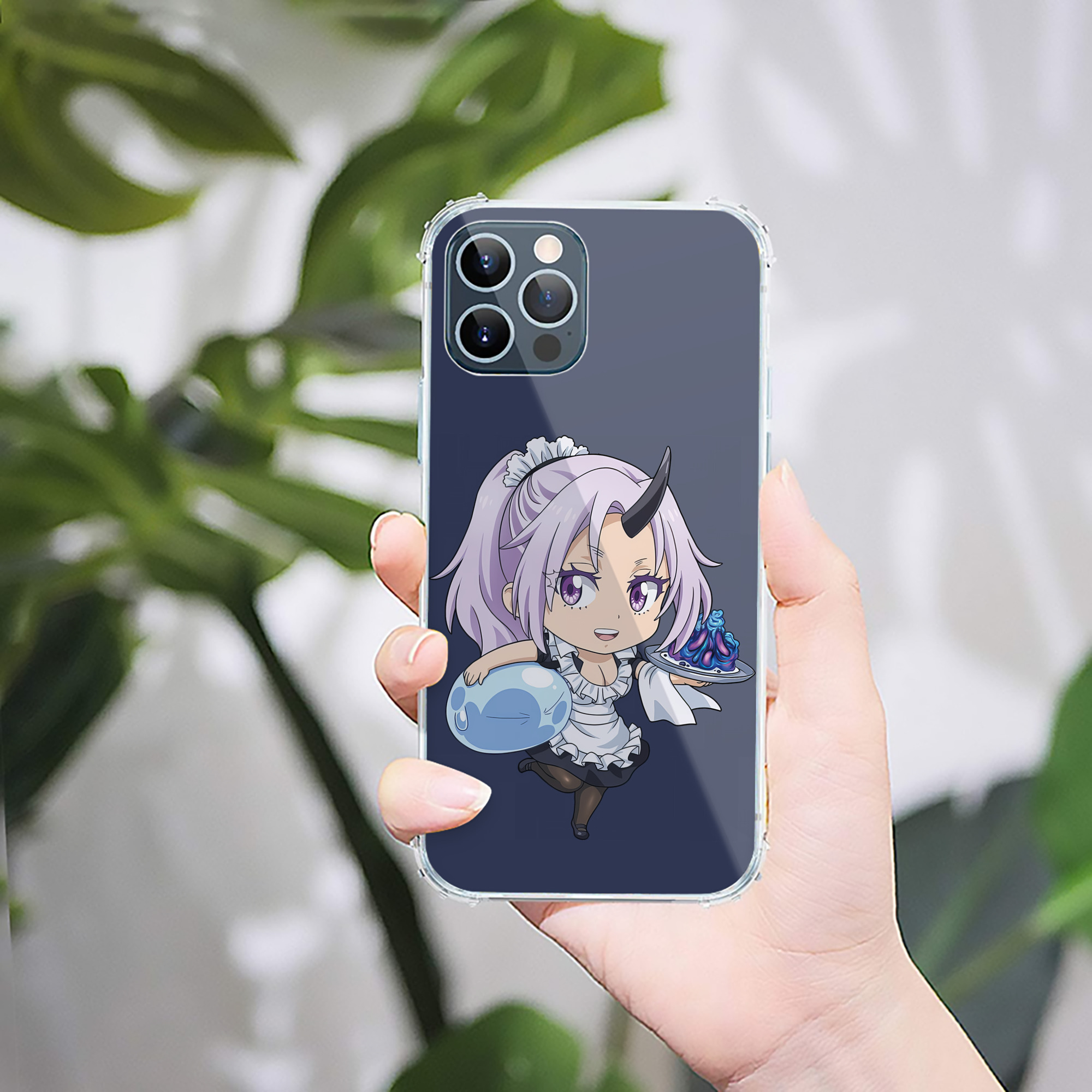 （画像用） 転スラ Regarding Reincarnated to Slime 【iPhone 12シリーズ対応】透明スマホケース（クリアソフトケース）